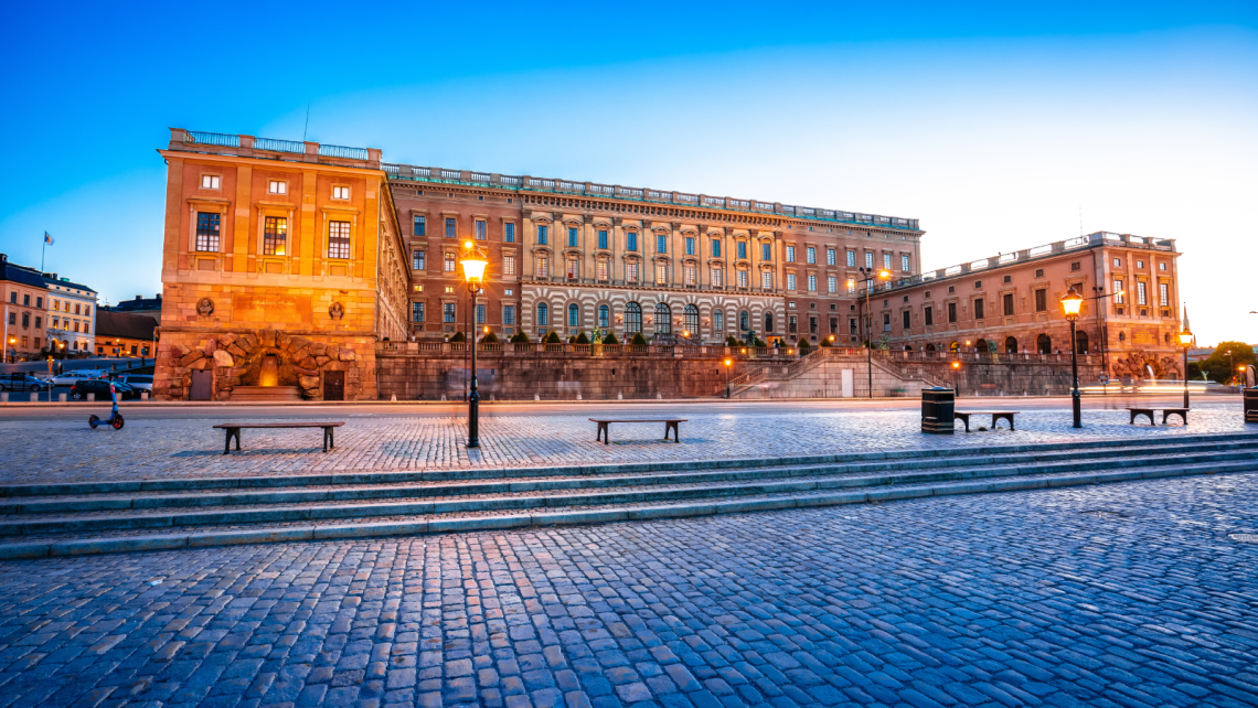 Pałac Królewski w Sztokholmie i królewski Sztokholm